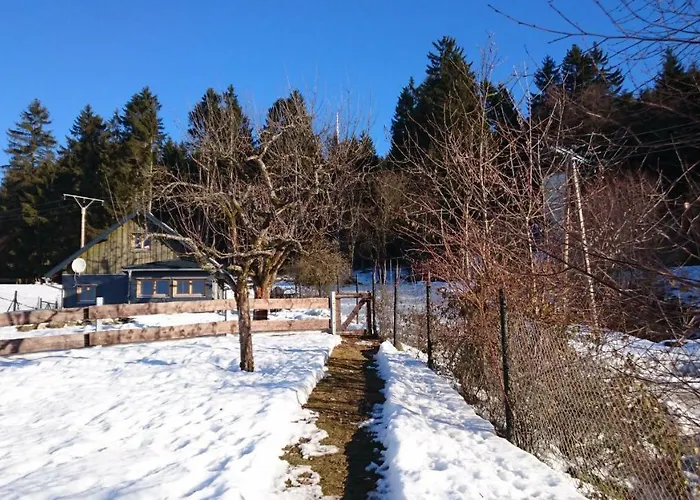 Дом отдыха Ferienhaeuschen Blessberg Schalkau