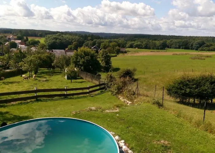 Дом отдыха Ferienhaeuschen Blessberg Schalkau